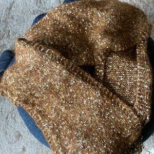 Handmade scarf/shawl.  7.5 feet long plus fringe, 1 foot wide.